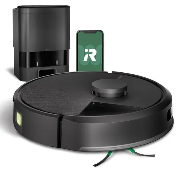 iRobot Roomba robot vacuum with dock (illustrative)